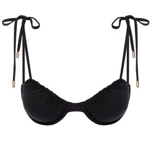 Monday Swimwear Isla Mujeres Black Bikini Top